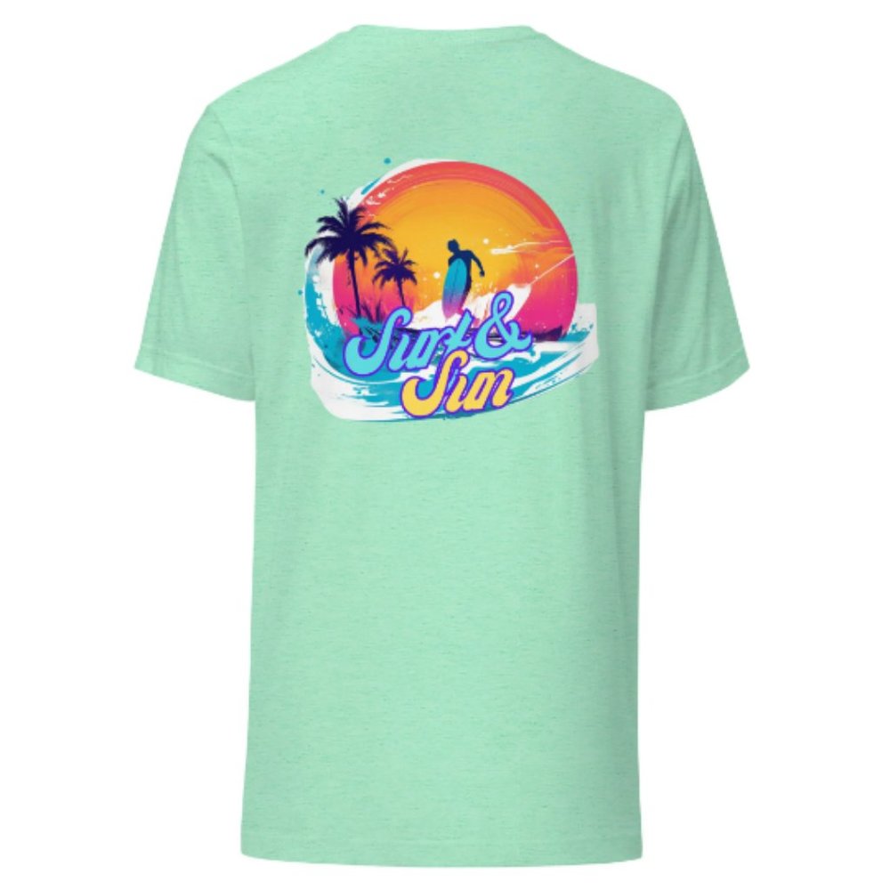 MUDPUPs Surf & SunTee Vacay Shirt For Oversized Tshirt Trendy Crewneck Surf Tee